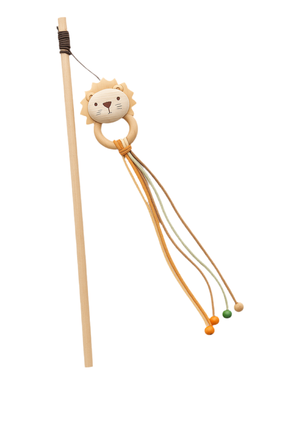 Luxury cat teaser wand Leo’s Leverage.
Interactive cat toy wand South Africa