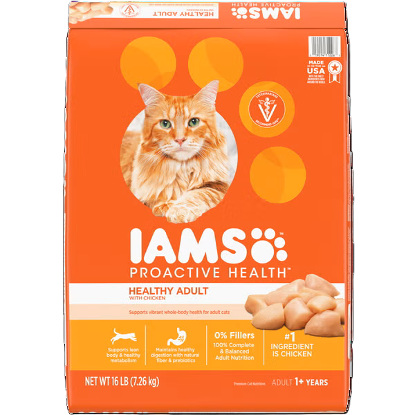 IAMS Proactive Health Healthy Adult Chicken cat food bag