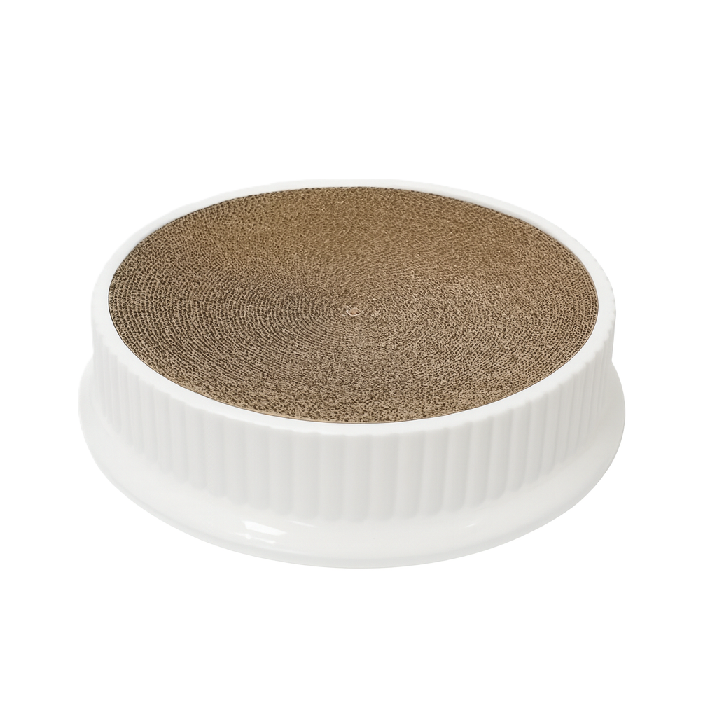 The Round Table | Cat Scratcher Bed – Durable Cardboard Lounge for Sleeping & Play