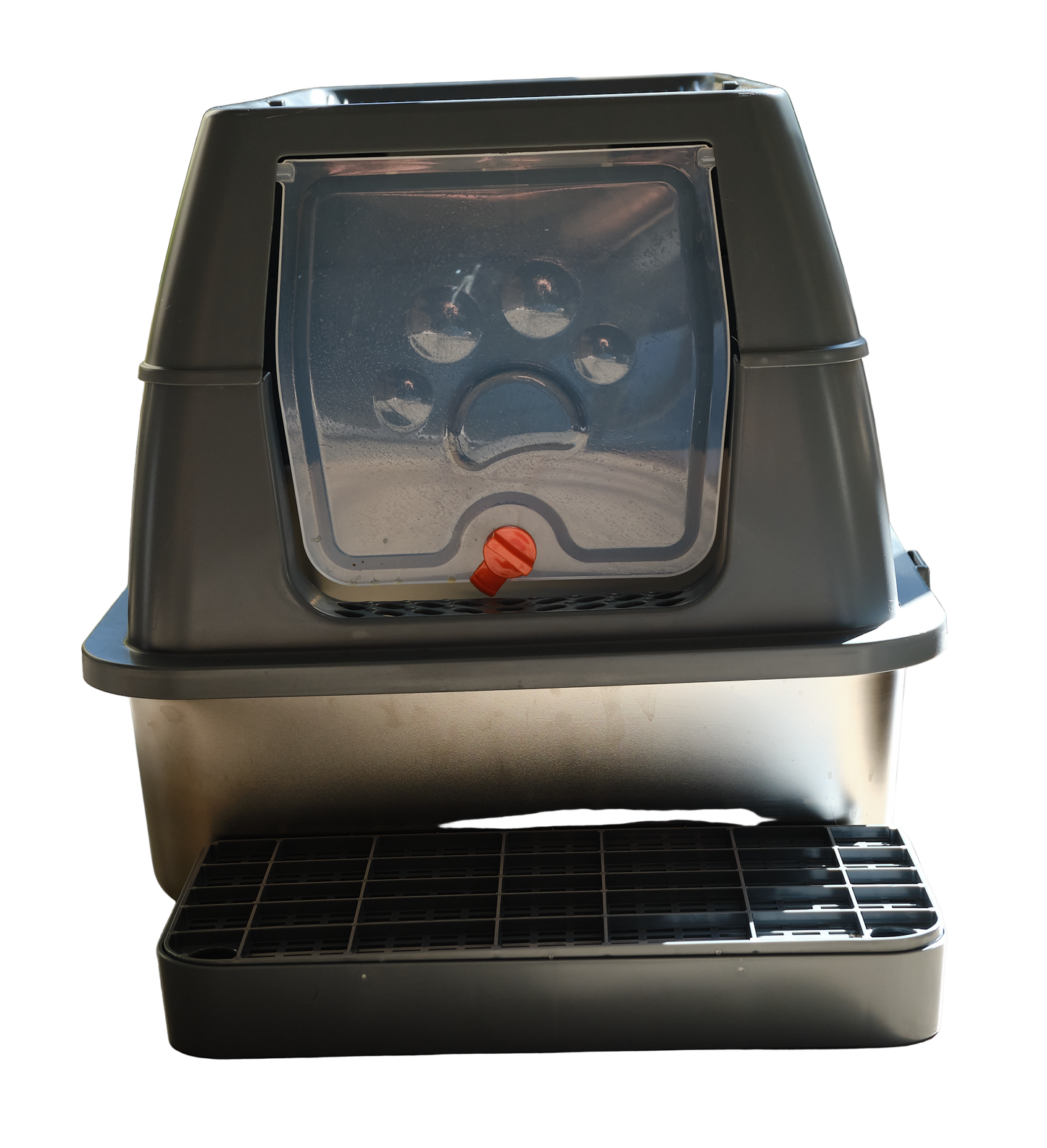 The Executive Throne – Enclosed Cat Litter Box with Flip-Top Lid