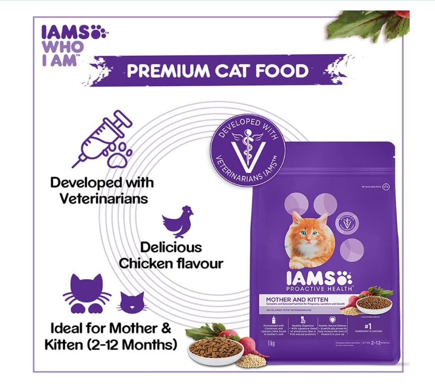 IAMS Proactive Health Mother & Kitten Cat Food |Chicken