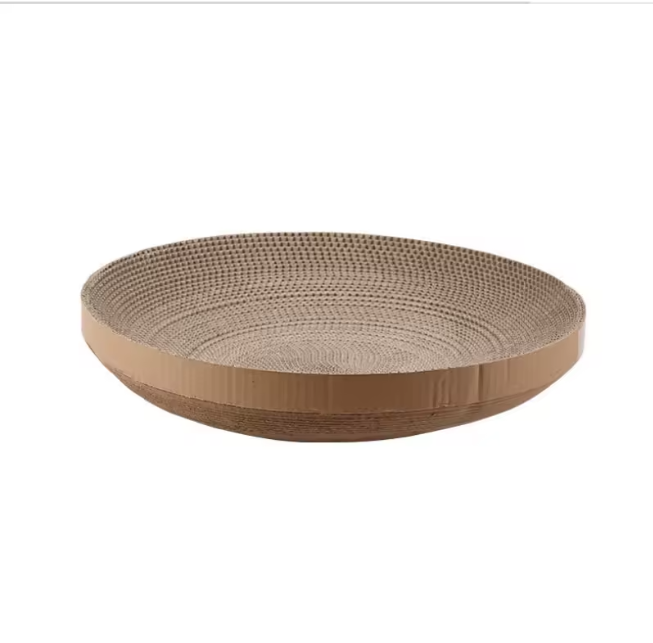 The Round Table | Cat Scratcher Bed – Durable Cardboard Lounge for Sleeping & Play