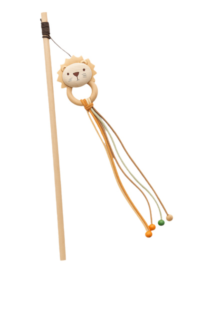 Luxury cat teaser wand Leo’s Leverage.
Interactive cat toy wand South Africa
