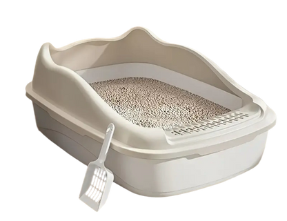 Open cat litter tray with raised rim – The Disappearance Chamber. Cat litter box with spill guard South Africa