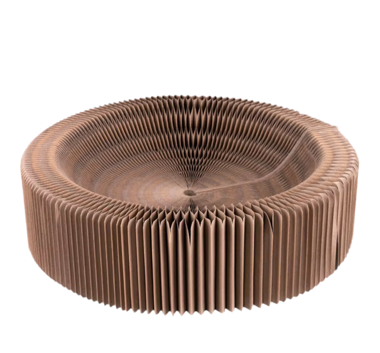 Cat scratching foldable cardboard honeycomb lounge