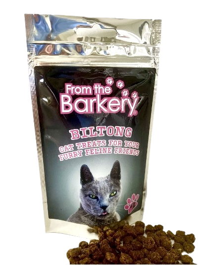 From the barkery biltong flavoured cat treats