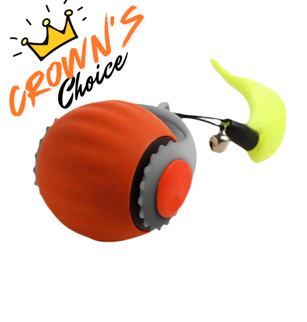 The Button | USB Rechargeable Interactive Cat Toy Ball with Tail