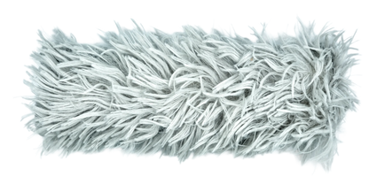 Grey plush kicker toy for cats