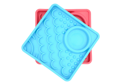 LickiMat Classic Kitty slow feeder mat for kittens