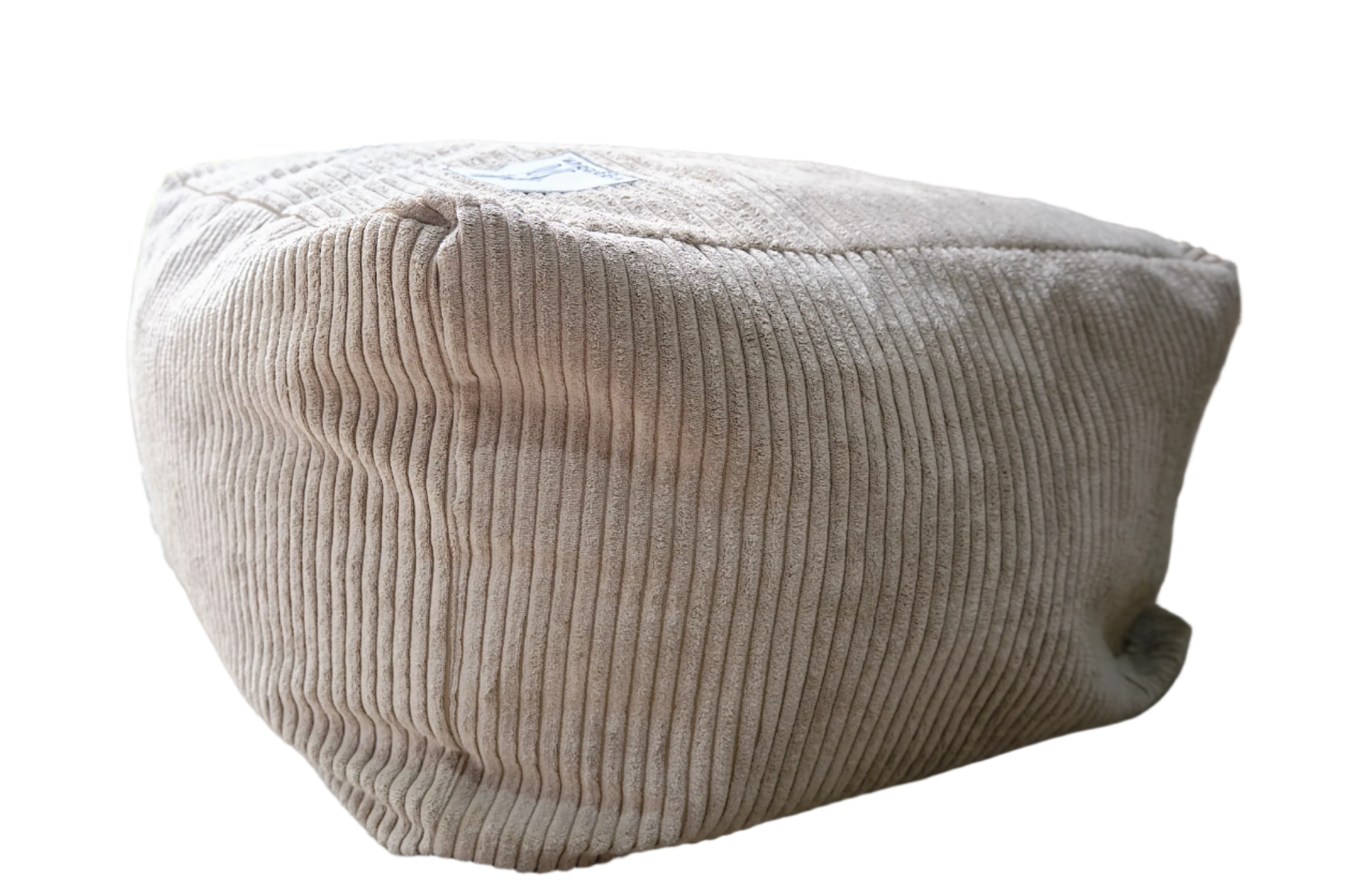 Large plush cat lounger cube corduroy South Africa.
