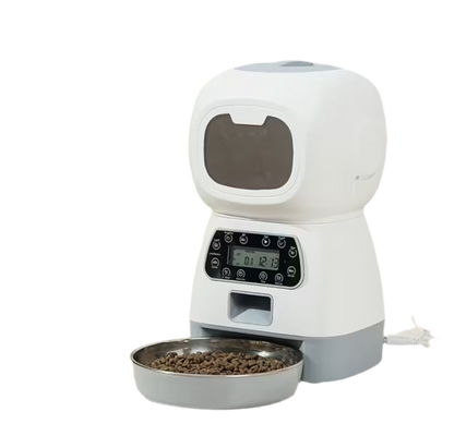 The Commissary Feeder | Smart Automatic Cat Food Dispenser (3.5L, WiFi & Timer Control)