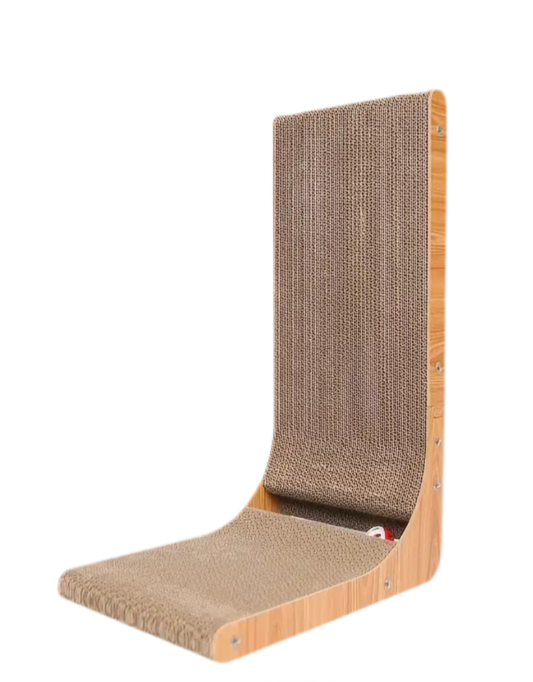 The Evidence Shredder – Cat Scratch Pad (L-Shape)