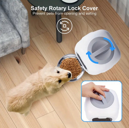 The Commissary Feeder | Smart Automatic Cat Food Dispenser (3.5L, WiFi & Timer Control)