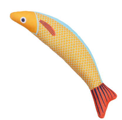 Catch of the Day | 3 Catnip Fish Chew Toys with Bell | The Apartment Cat