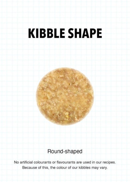 Round-shaped Ultra Pet kitten kibble – natural colour, no artificial additives